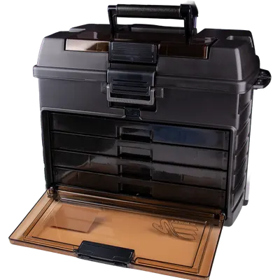 Meiho - Versus 8050 4-Draw Tackle Box (Black) view 4