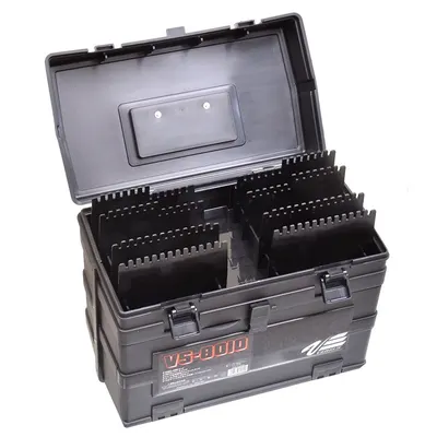 Meiho - Versus 8010 4-Draw Tackle Box (Black) view 3